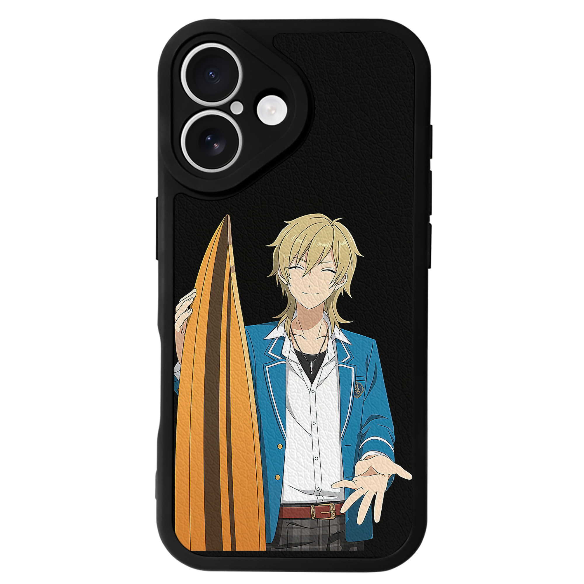 （画像用） あんさんぶるスターズ! Ensemble Stars 【iPhone 16シリーズ対応】シリコンスマホケース（レザー調） 材質：シリコン